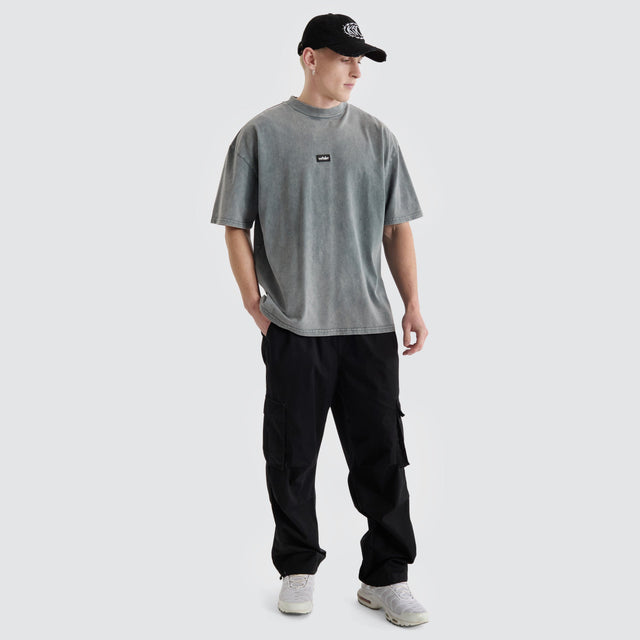 WNDRR Soho Club Tee Washed Grey