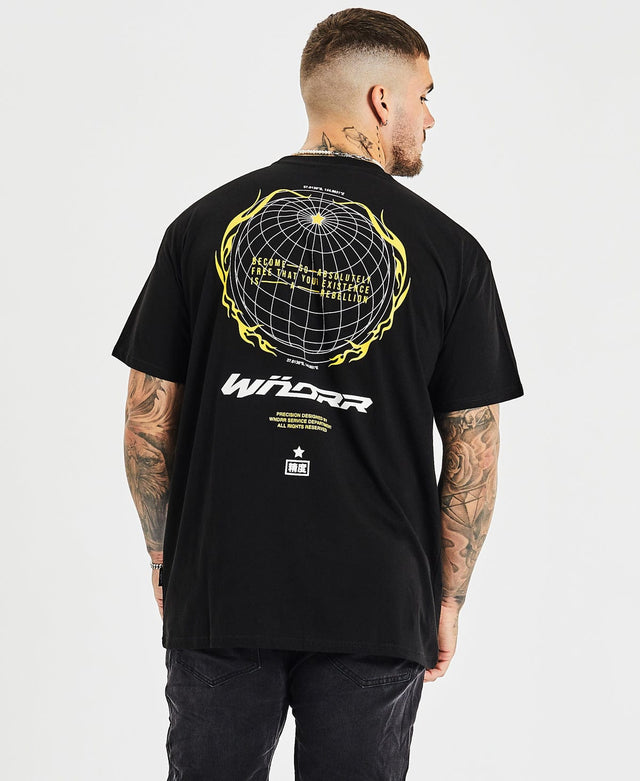 WNDRR Time Walk Custom Fit T-Shirt Black
