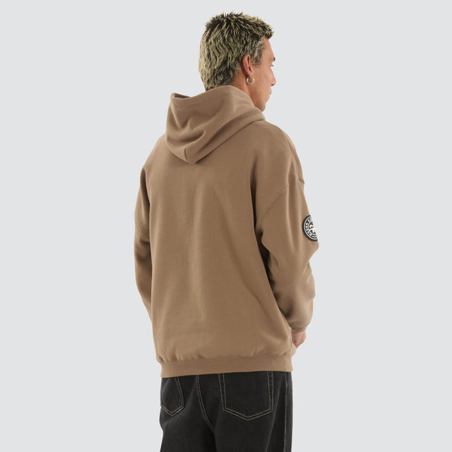 WNDRR Unrivalled Hood Sweat Taupe