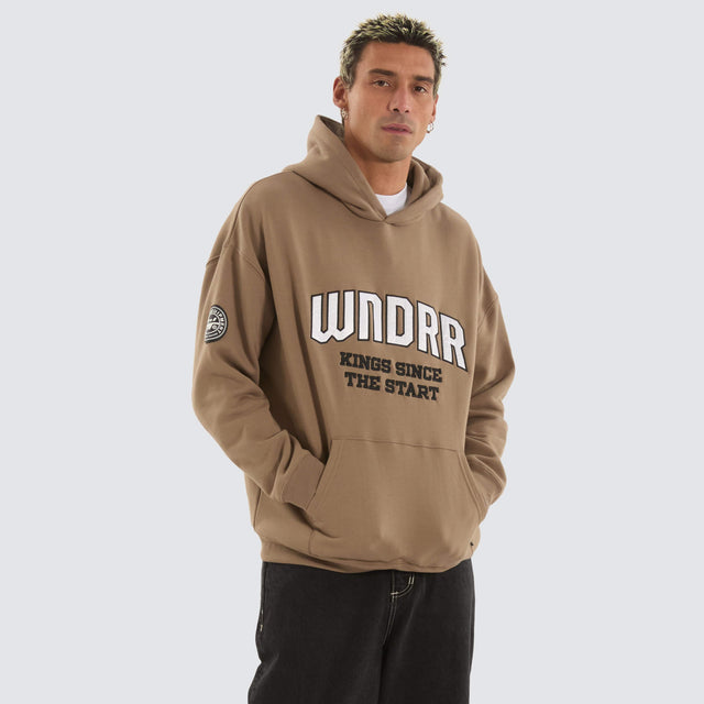 WNDRR Unrivalled Hood Sweat Taupe