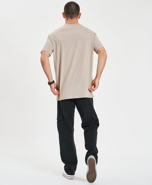 WNDRR Valiant Custom Fit T-Shirt Stone Grey
