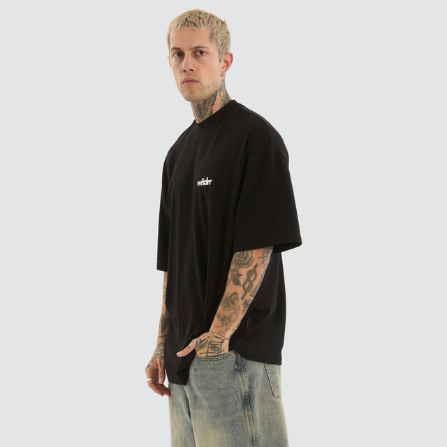 WNDRR Violation Heavy Weight Tee Black