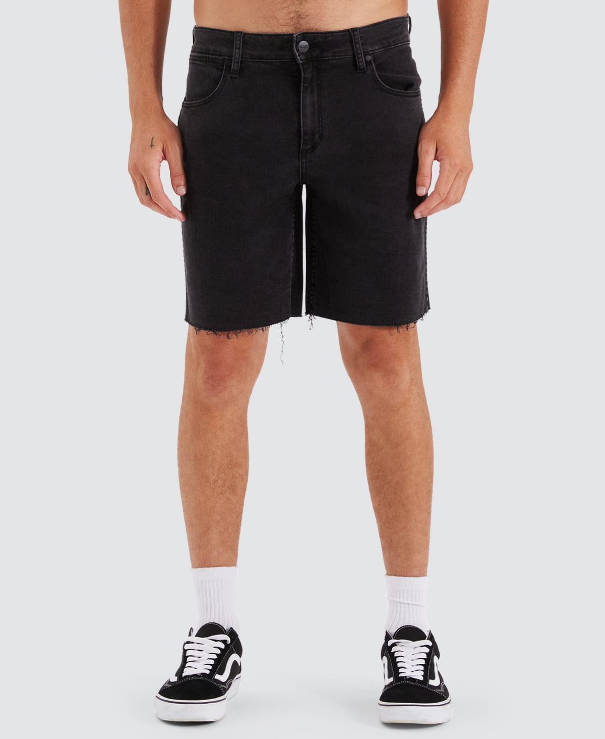 Black best sale wrangler shorts