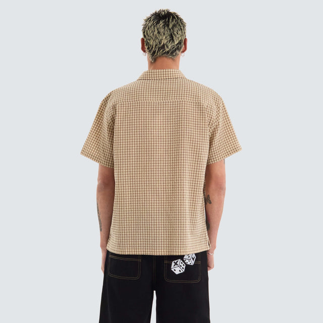 XLarge Cab Check Shirt Tan