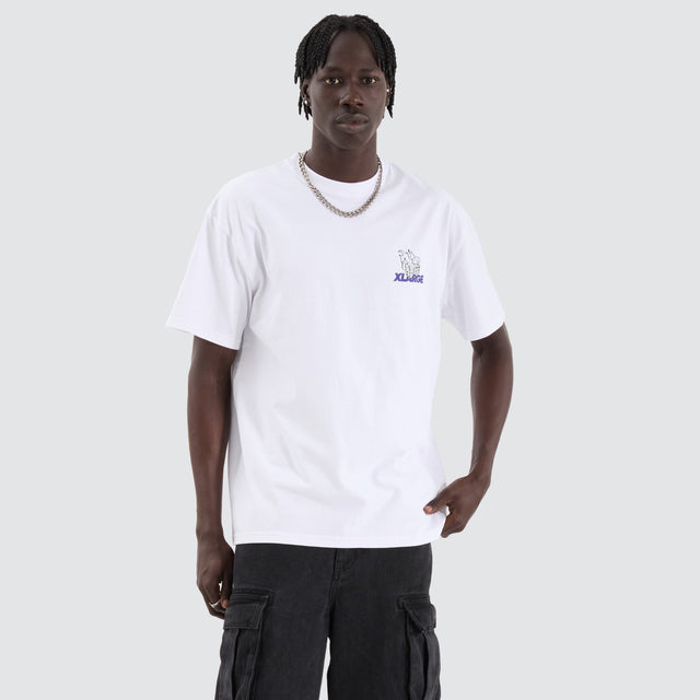 XLarge Fire Dice Tee White