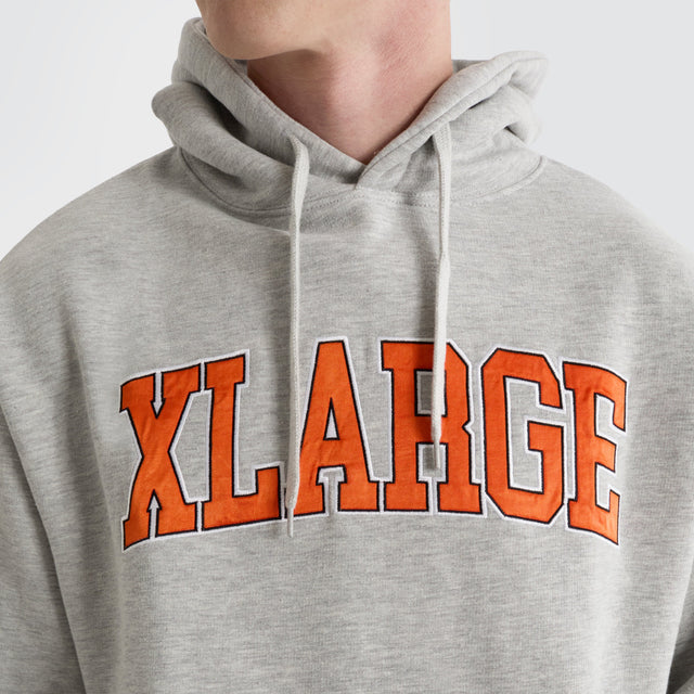 XLarge Satin College Hood Ash Heather