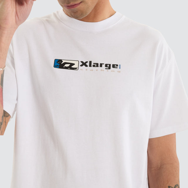 XLarge Scratch Tee White