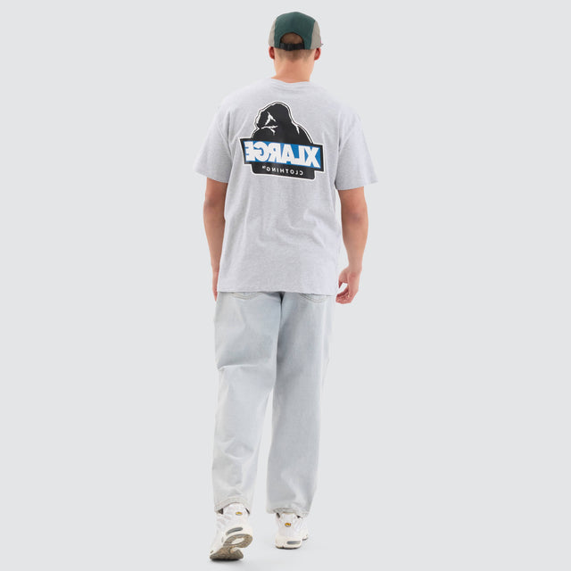 XLarge Slanted Tee Ash Heather