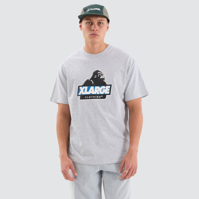 XLarge Slanted Tee Ash Heather