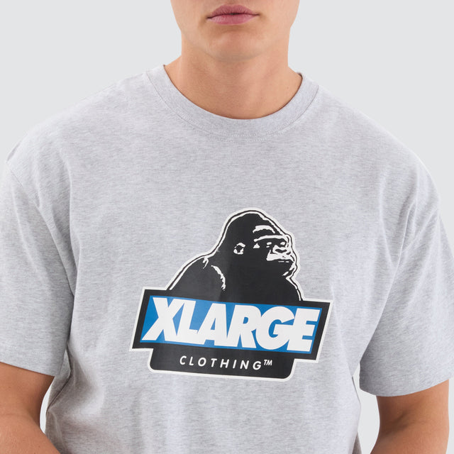 XLarge Slanted Tee Ash Heather