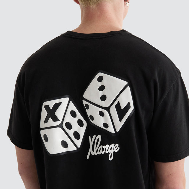 XLarge XL Dice Tee Pigment Black