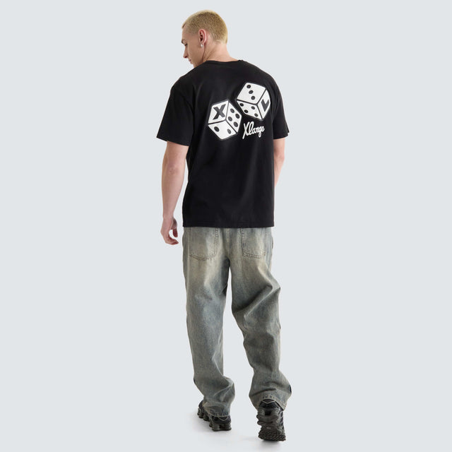 XLarge XL Dice Tee Pigment Black