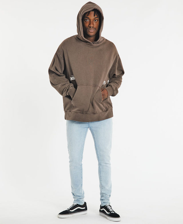 Americain Ambition Relaxed Hoodie Cocoa Brown