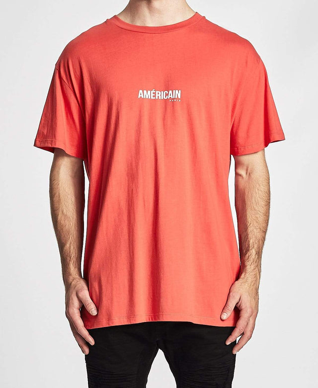 Americain Division Box Fit T-Shirt Grenadine