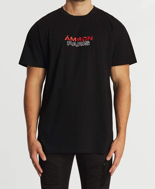 Americain Etrange Oversized T-Shirt Jet Black