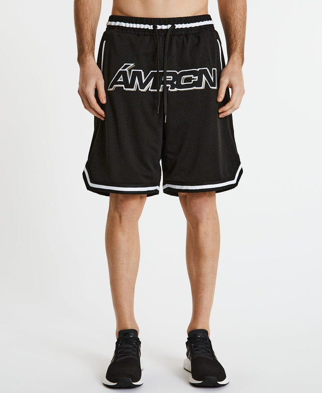 Americain Fadeaway Basketball Shorts Jet Black