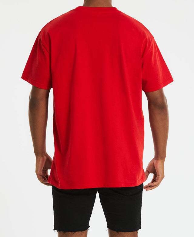 Americain Festive Oversized T-Shirt Red
