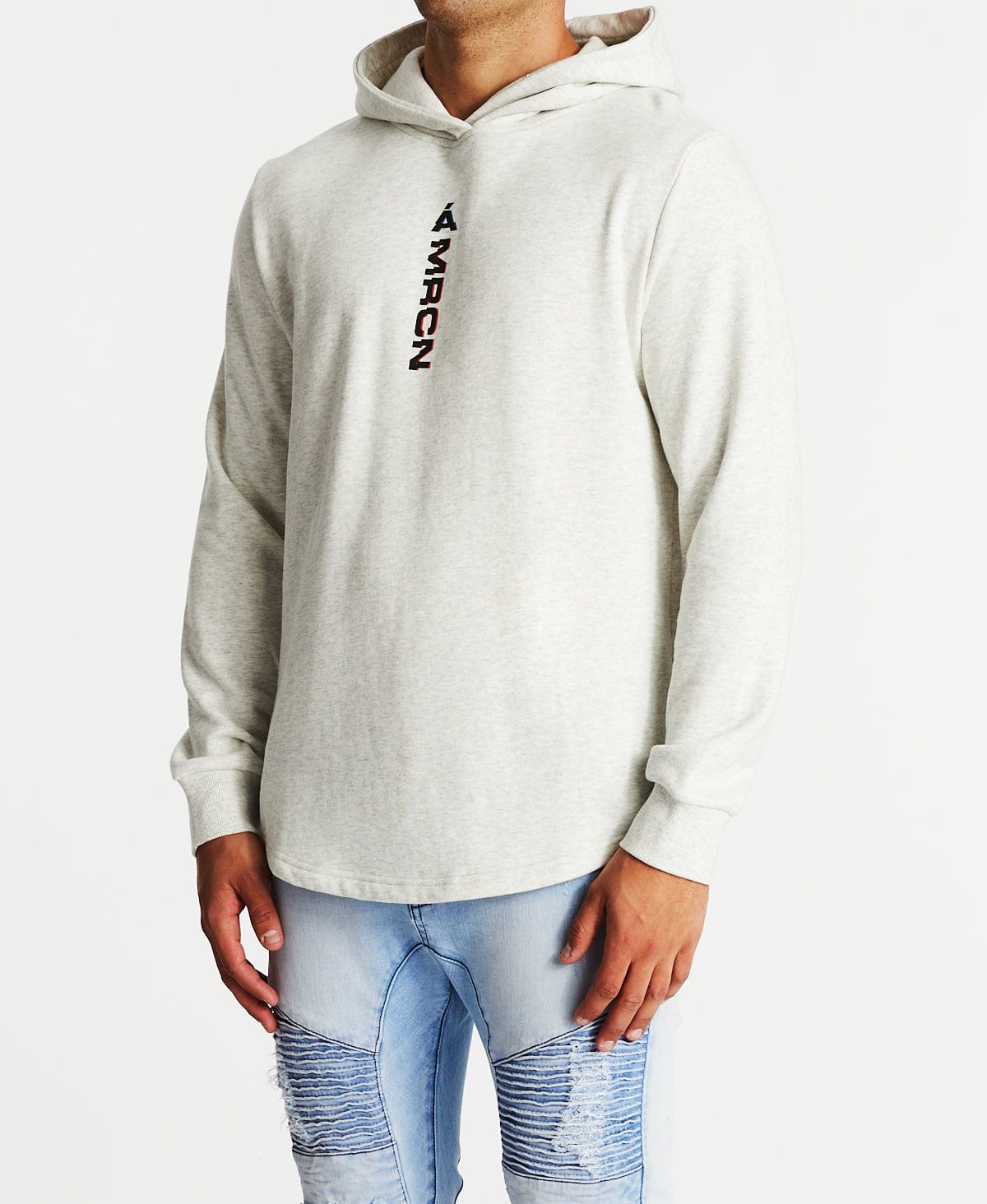 Fidele Dual Curved Hoodie Snow Marle – Neverland Store