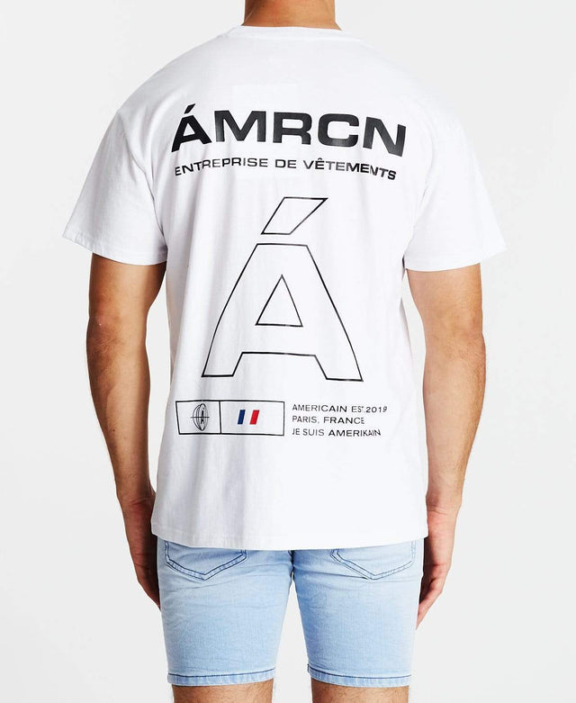 Americain Fievre Oversized T-Shirt White