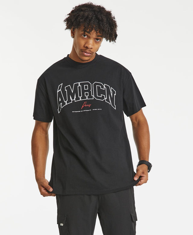 Americain G.O.A.T Oversized T-Shirt Jet Black