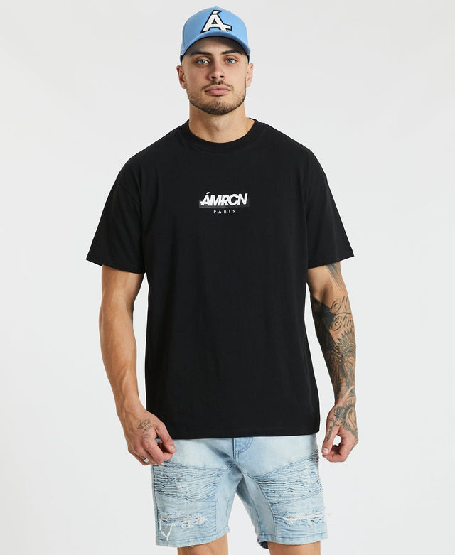 Americain Harbour Oversized T-Shirt Jet Black
