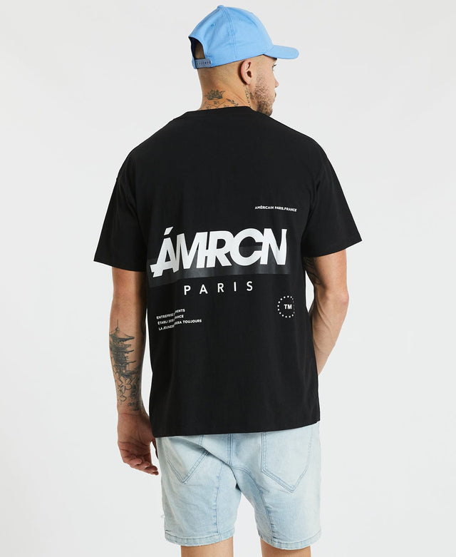 Americain Harbour Oversized T-Shirt Jet Black