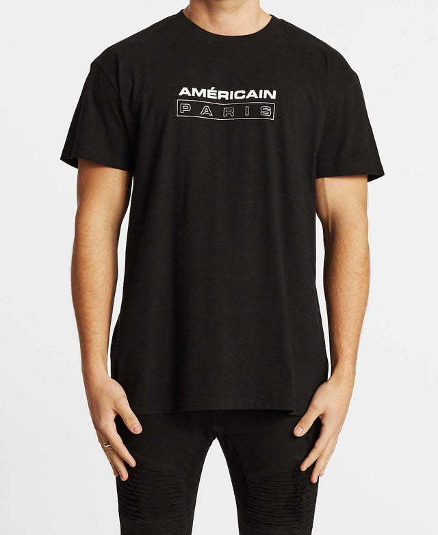 Americain Haute Vie Oversized T-Shirt Jet Black
