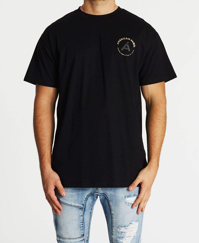 Americain Jusqua La Fin Oversized T-Shirt Jet Black