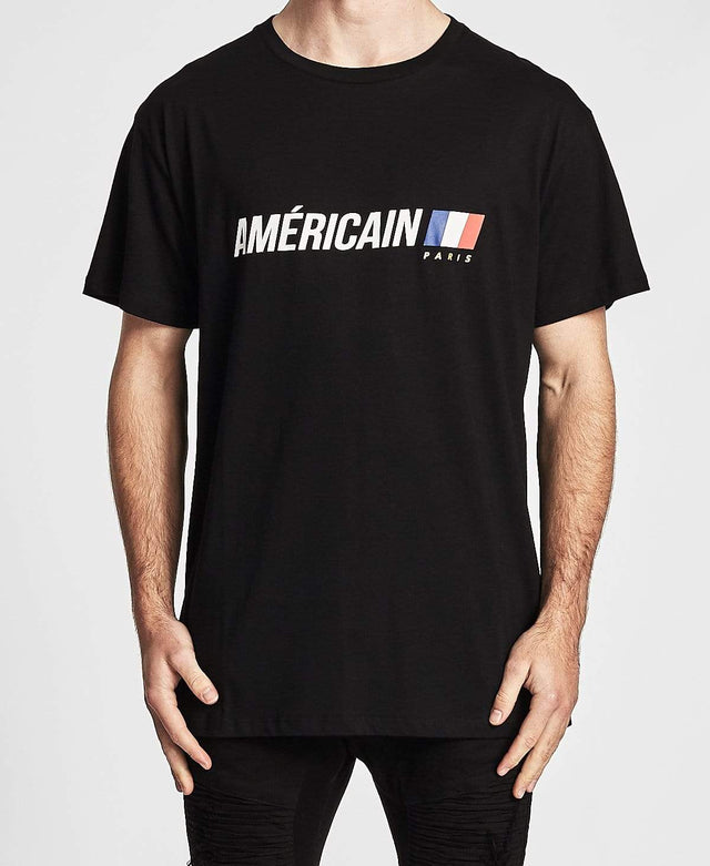 Americain La Norme Box Fit T-Shirt Jet Black