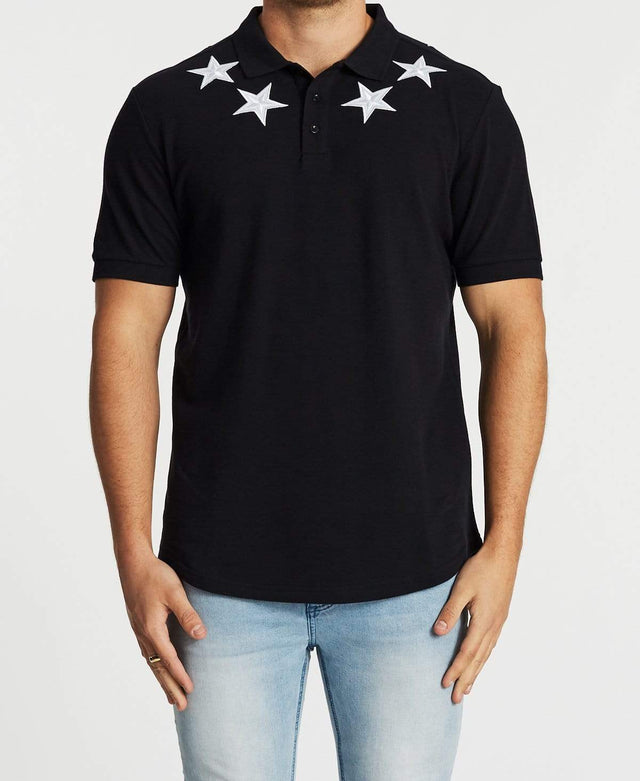 Americain Legion Polo Shirt Jet Black