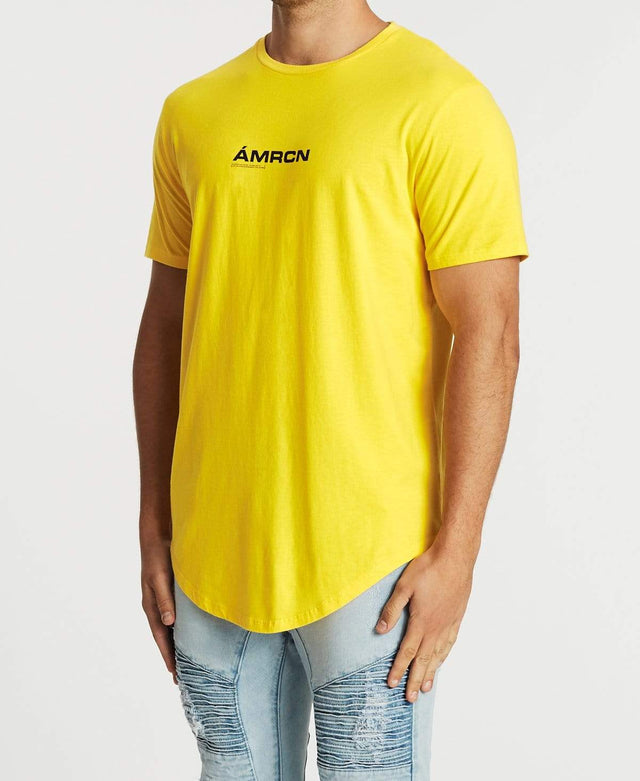 Americain Lumiere Dual Curved T-Shirt Solar Yellow
