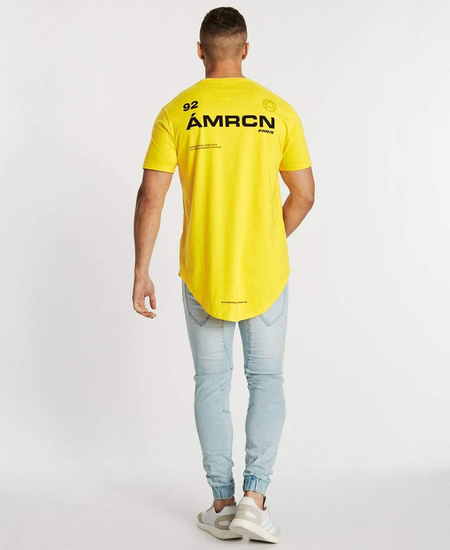 Americain Lumiere Dual Curved T-Shirt Solar Yellow