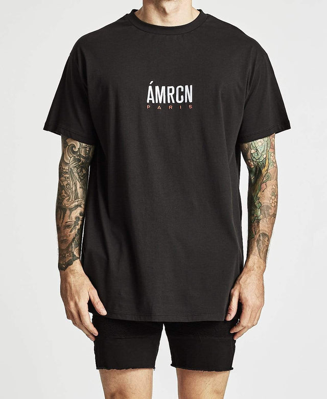 Americain Nemesis Box Fit T-Shirt Jet Black