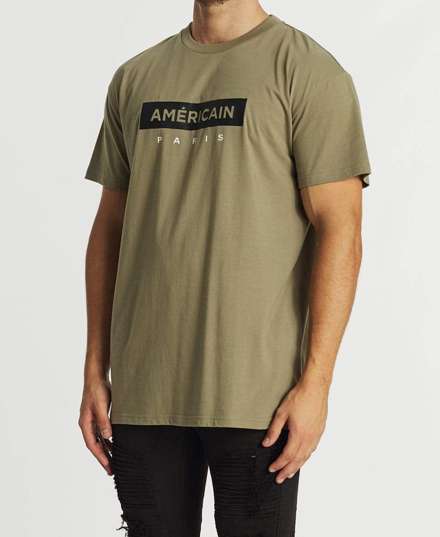Americain Poussiereux Oversized T-Shirt Khaki