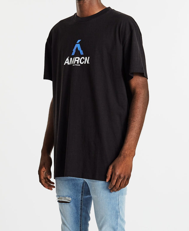 Americain Regler Oversized T-Shirt Jet Black