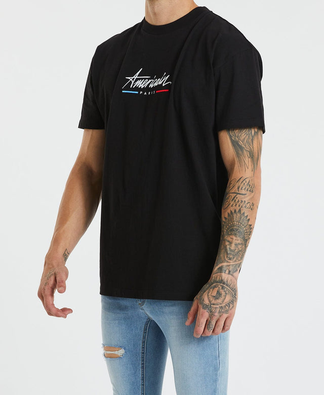 Americain Sackville Oversized T-Shirt Jet Black