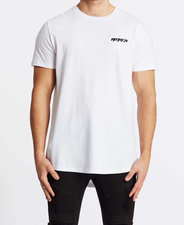 Americain Spartiate Dual Curved T-Shirt White