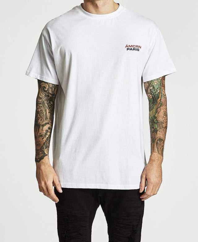 Americain Synthetique Box Fit T-Shirt White