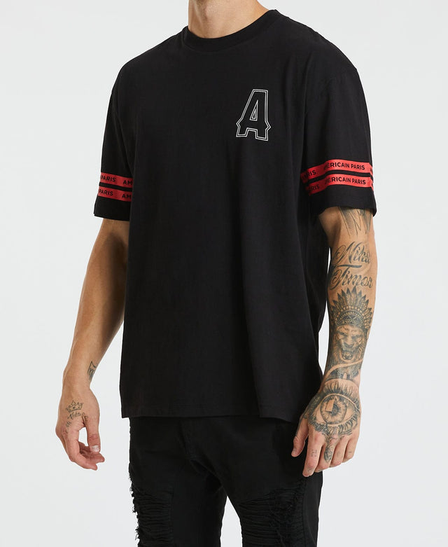 Americain Westford Box Fit T-Shirt Jet Black