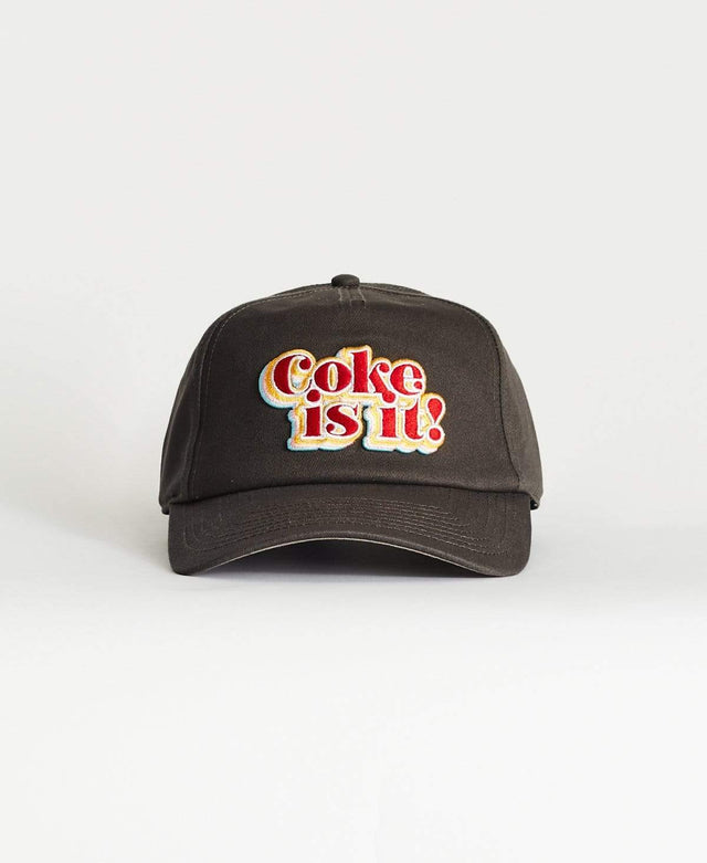 American needle Coca-Cola Is It Surplus Twill Cap Black