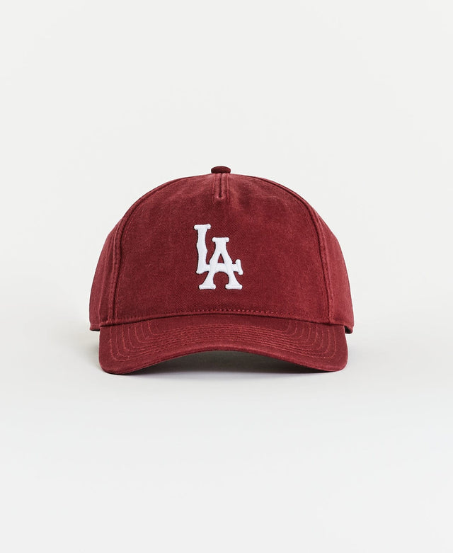 American needle LA Surplus Snap Back Cap Maroon Red