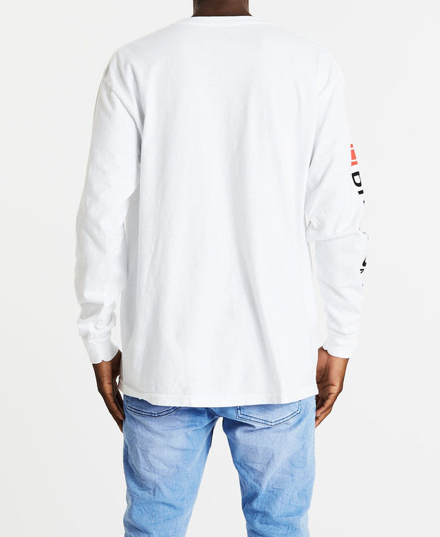 Brixton BETA II Longsleeve T-Shirt White Garment Dye