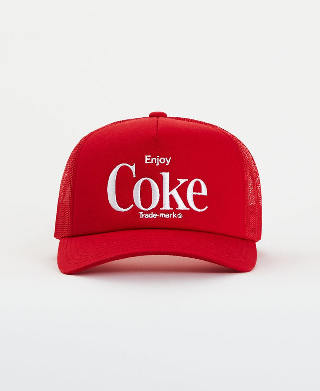 Brixton Coca-Cola Enjoy MP Trucker Hat Coke Red