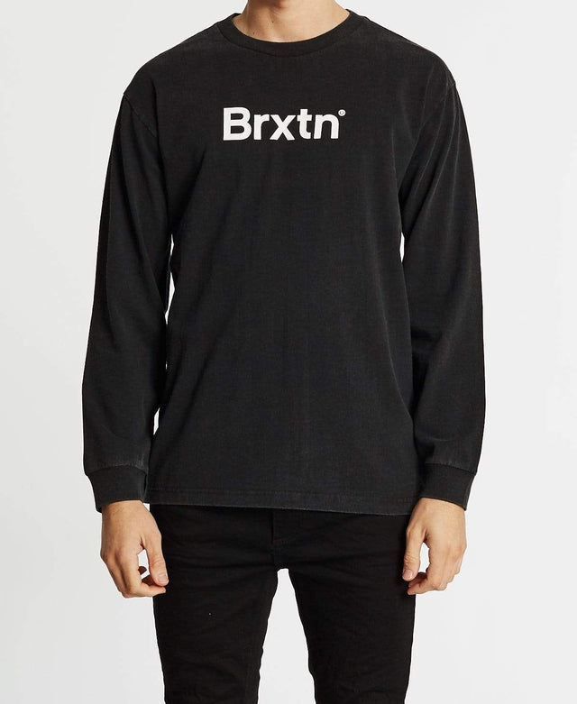 Brixton Crowd II Long Sleeve T-Shirt Black