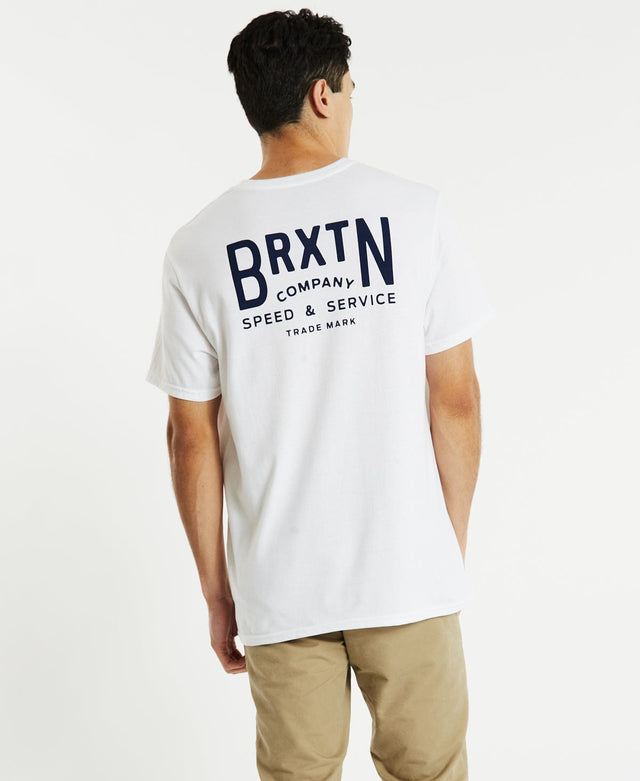 Brixton Tune Up Short Sleeve T-Shirt White