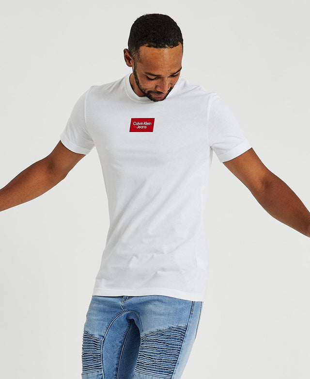 Small Center Box T-Shirt Bright White – Neverland Store