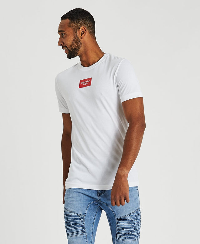 Calvin Klein Small Center Box T-Shirt Bright White