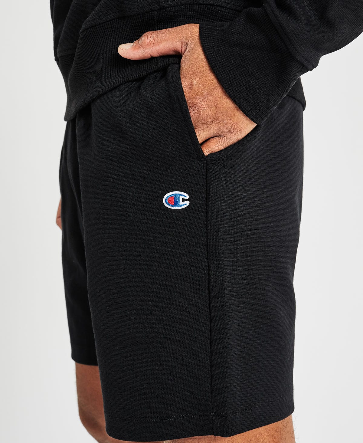 Champion sweat 2025 shorts black