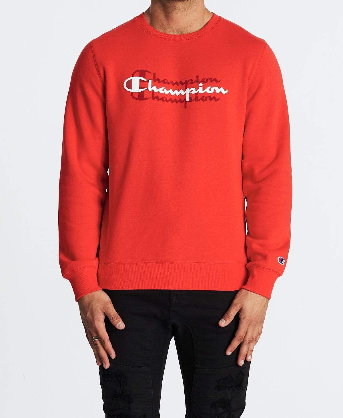 Champion red online jumper