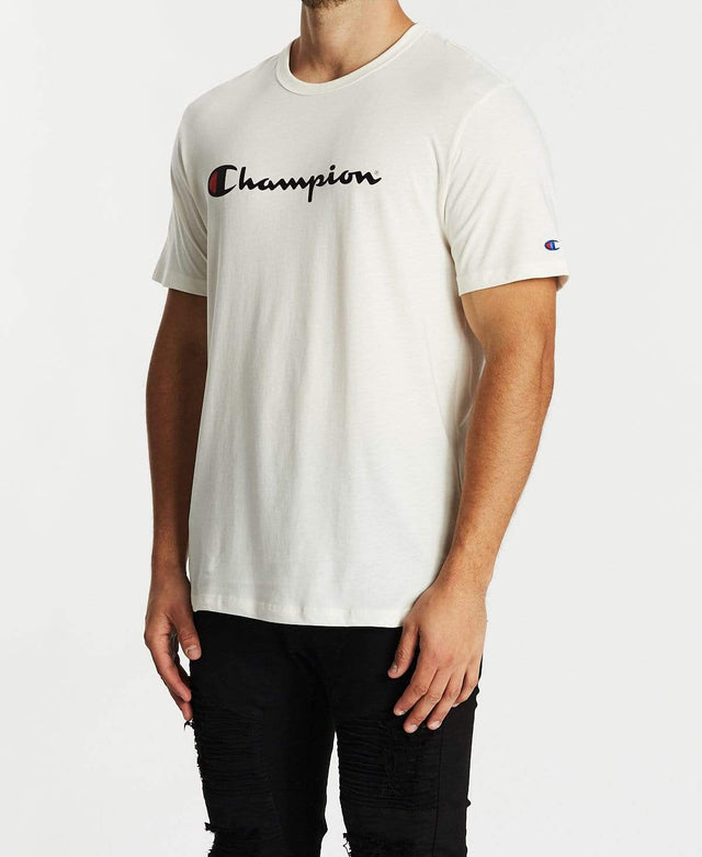 Champion Script T-Shirt Marscapone